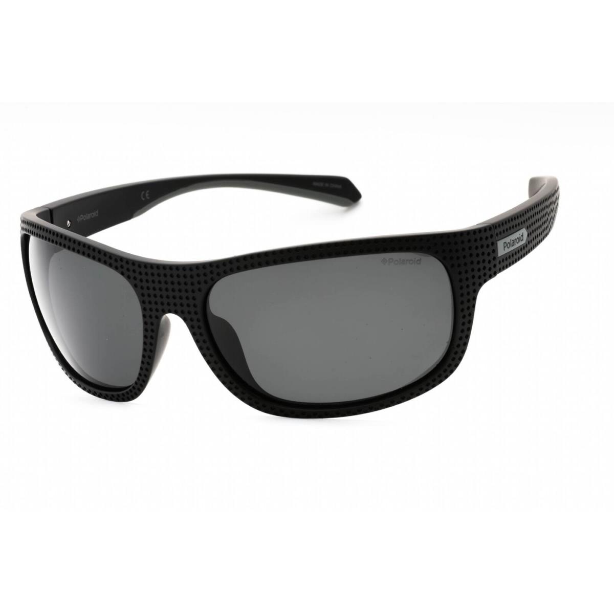 Polaroid Core Men`s Sunglasses Black Rectangular Frame Pld 7022/S 0807 00