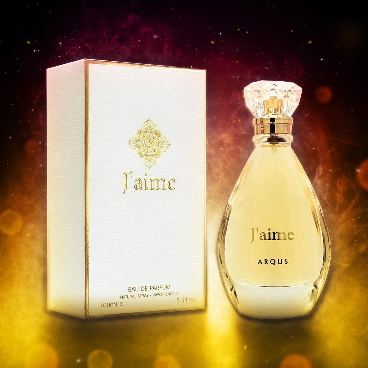 J`aime Arqus Eau De Parfum By Lattafa 100ml 3.4 FL OZ