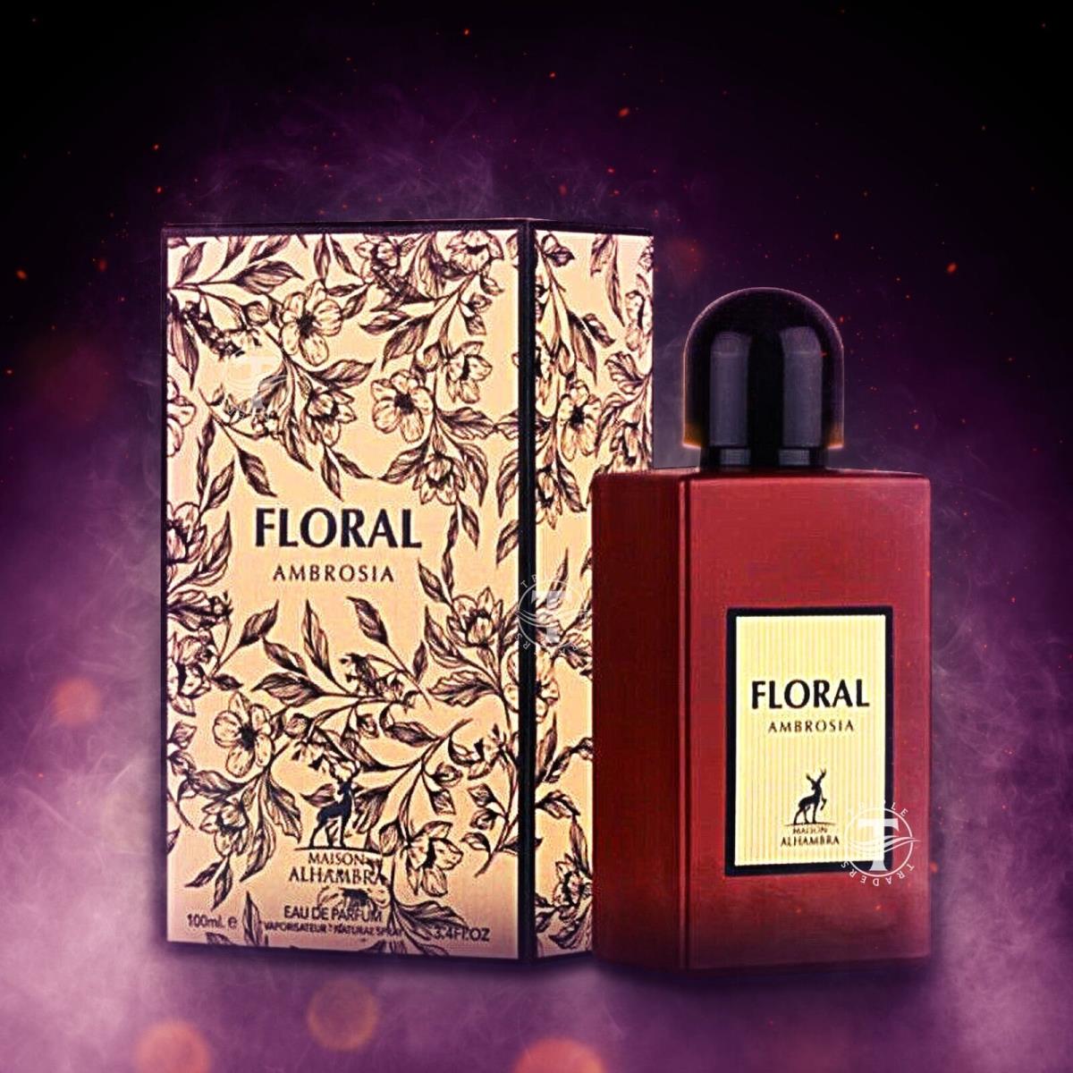 Floral Ambrosia Eau De Parfum By Maison Alhambra Lattafa 3.4 Fl Oz 100ml