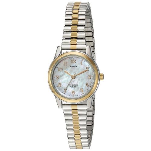 Timex Women`s TW2P67200 Essex Avenue Two-tone Extra Long Stainless Steel