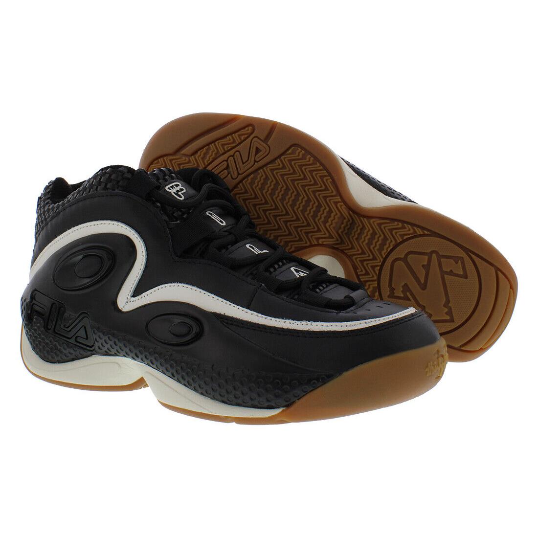 Fila Grant Hill 3 Woven Mens Shoes - Black/Gard/Gum, Main: Black