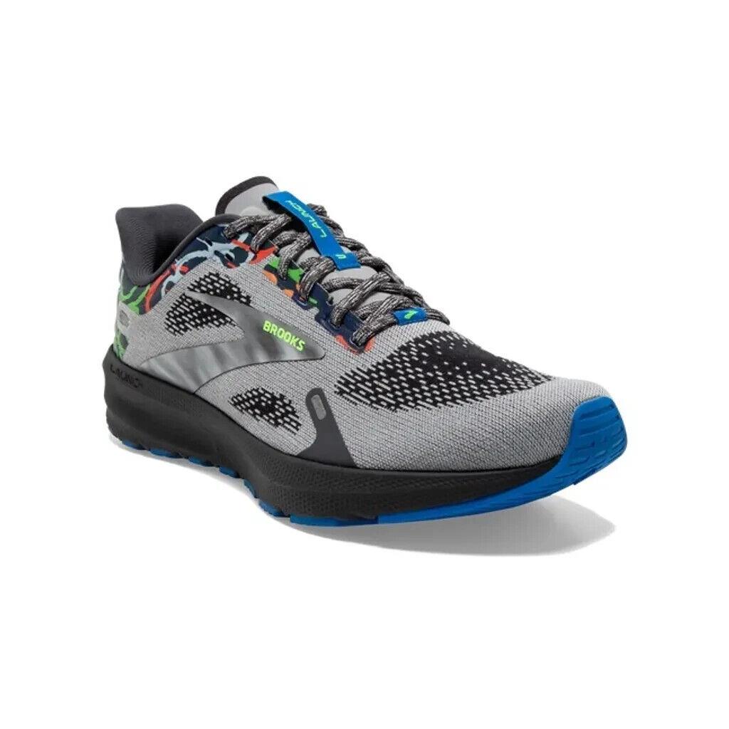 Brooks Launch 9 110386-1D-046 Sneakers Men`s 8 Oyster Blue Running Shoes EEE752