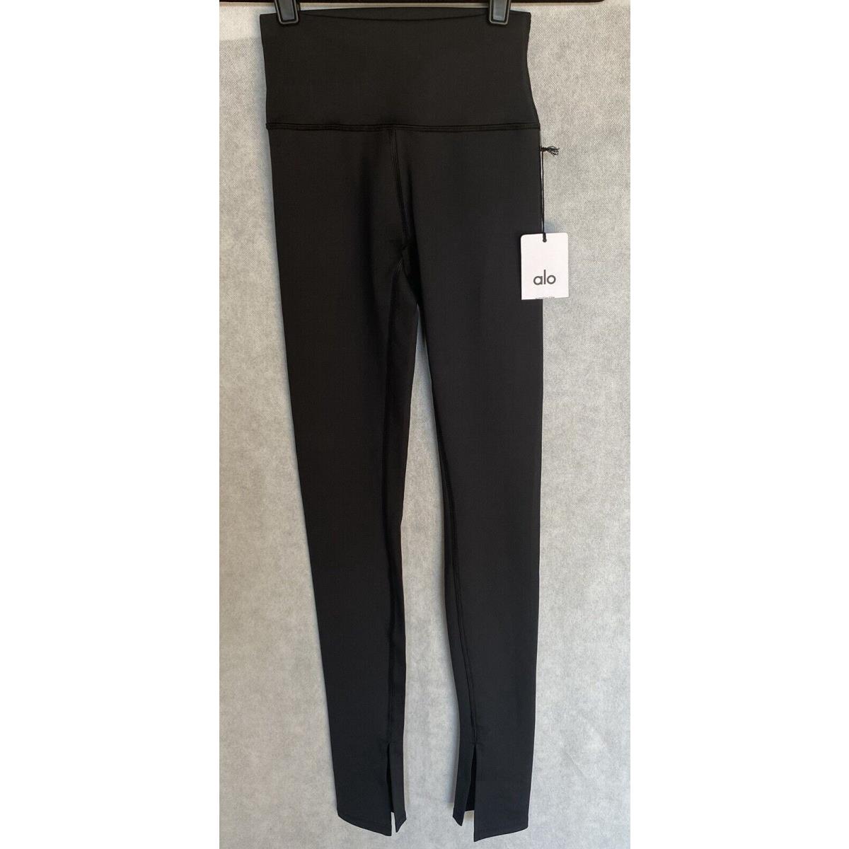 Alo Yoga Size XS Airlift High Waist Elongated Black Compression Legging