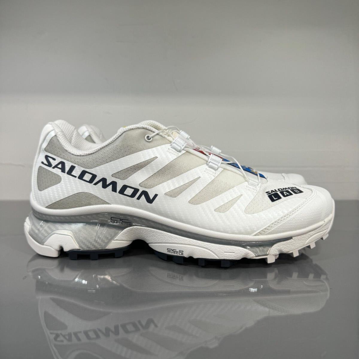 Salomon XT-4 OG Shoe Mens 10.5 White Ebony Rock Plein Air Ortholite L4713300033