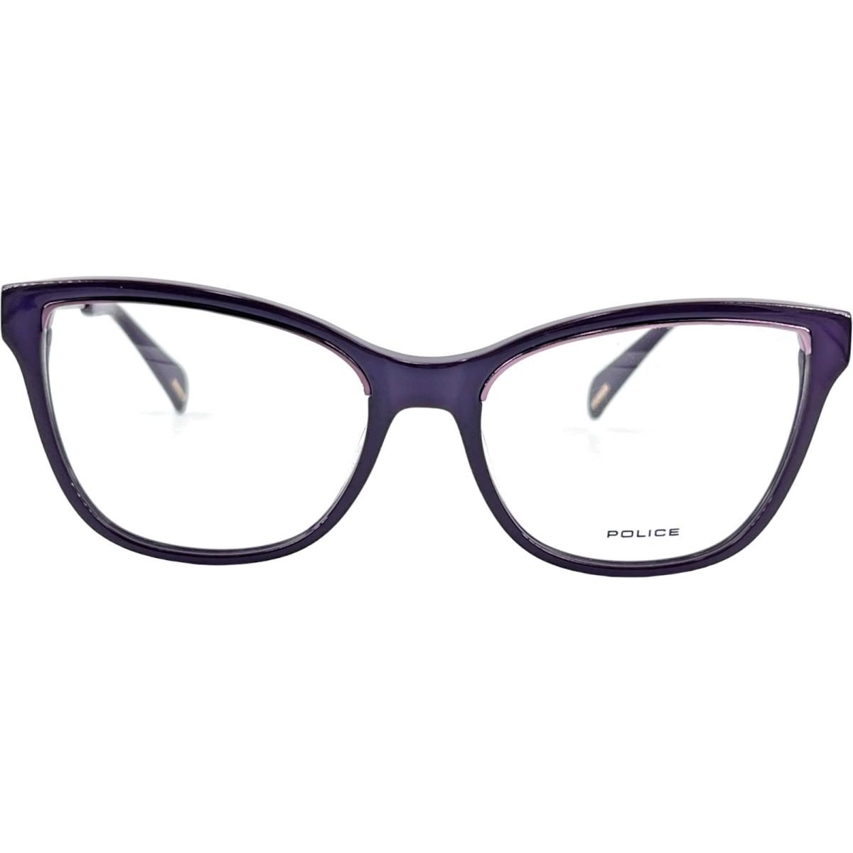 Police VPLC30V Liaison 1 Womens Plastic Eyeglass Frame V01V Plum 54-17 w Case