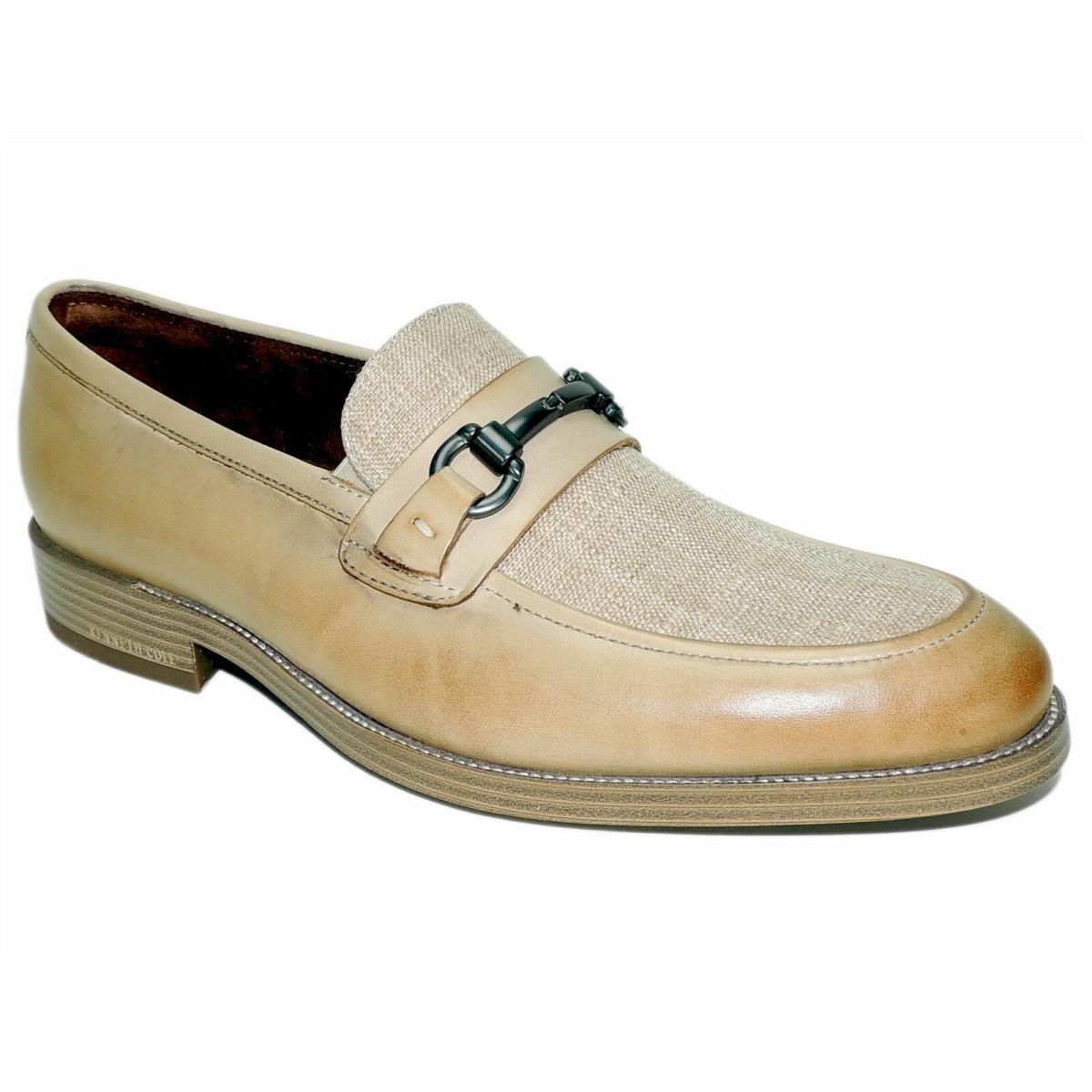 Kenneth Cole Nymen`s Brock 2.0 Bit Slip-on Loafers Beige Pick UP Your Size