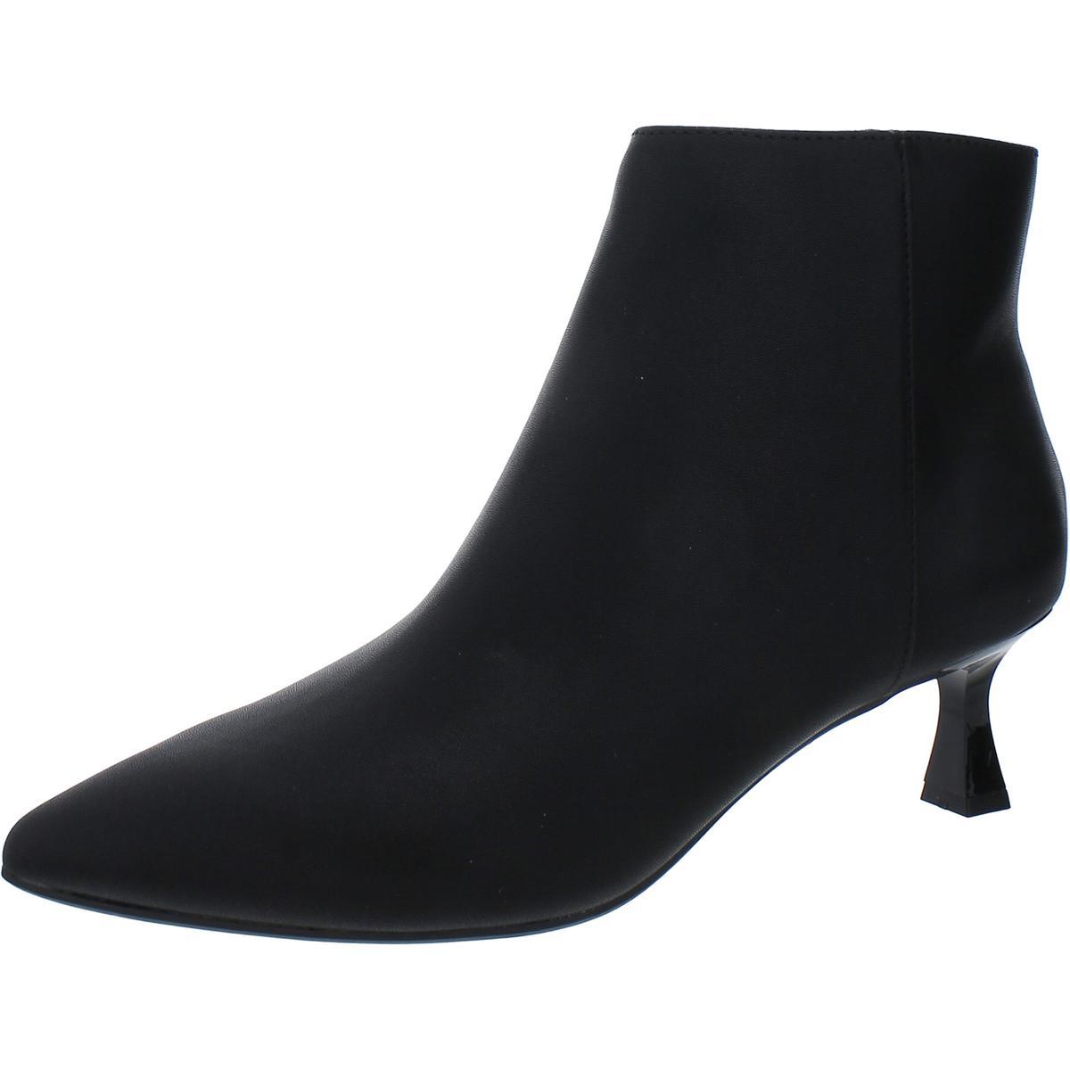 Kenneth Cole New York Womens Bexx Leather Ankle Booties Shoes Bhfo 9187 Black