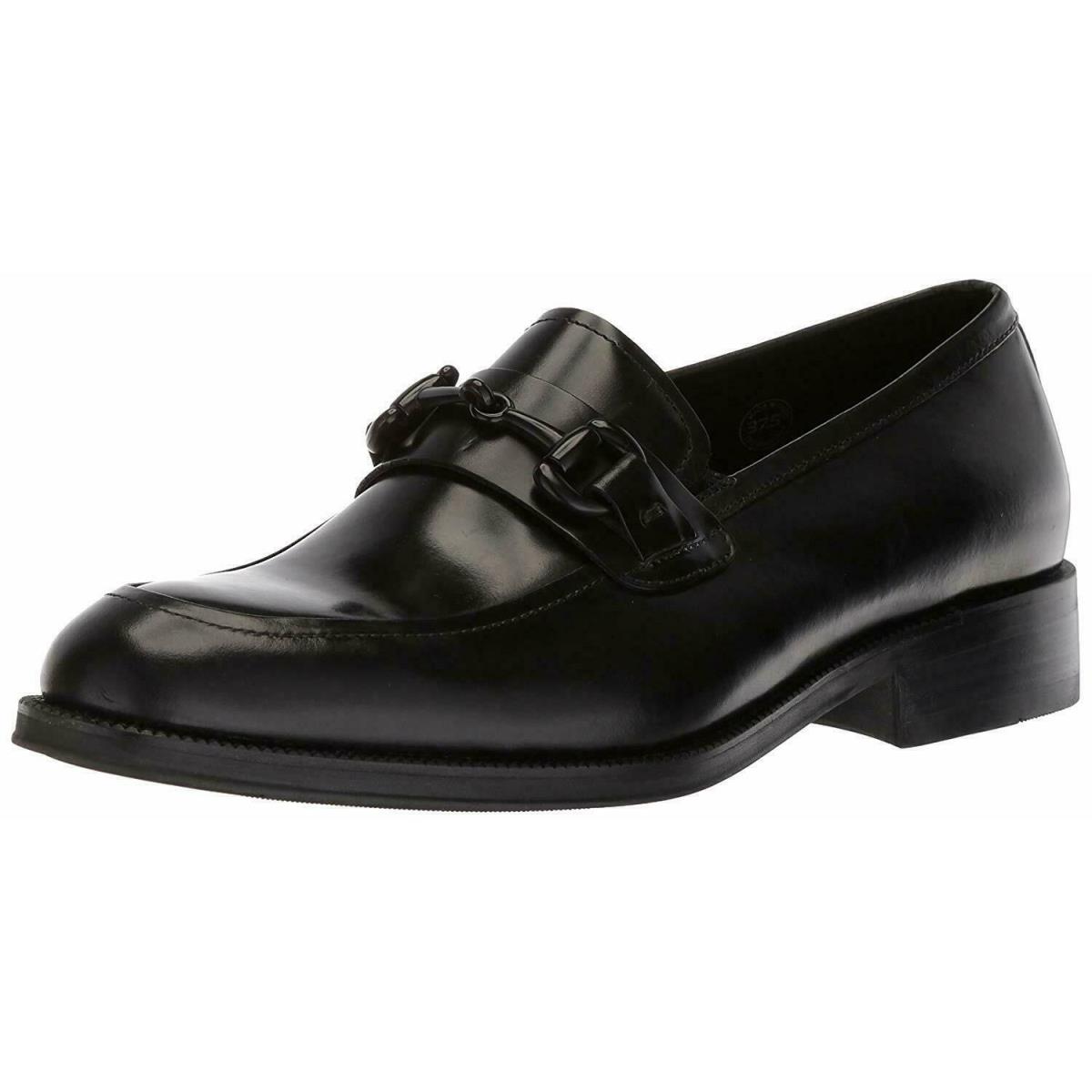 Kenneth Cole York Men`s Leather Dress Shoes Brock Loafer Shoes Black 8M