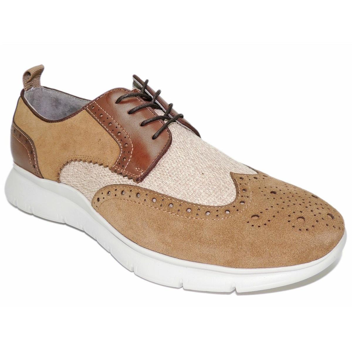 Kenneth Cole York Men`s Oxford Sneaker Trent Flex Tobacco Color