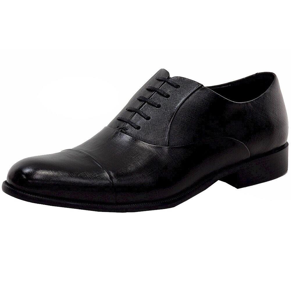 Kenneth Cole Men`s Chief Council Fashion Black Oxfords Shoes