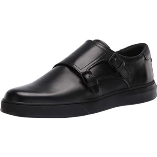 Kenneth Cole Men`s Liam Monk Strap Loafer with Techni-cole Black