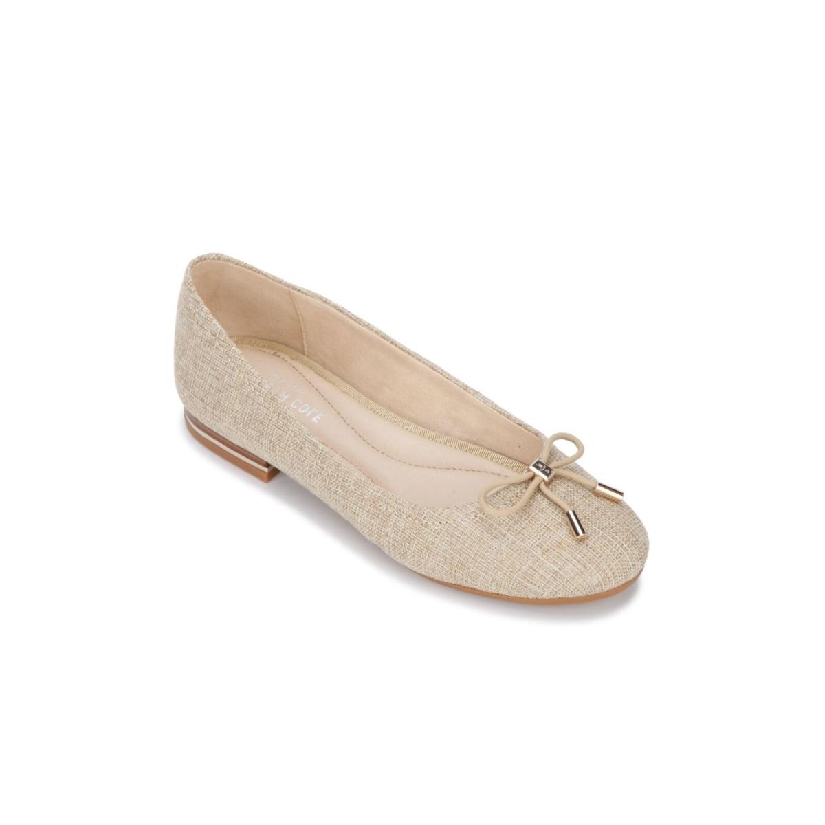 Kenneth Cole New York Womens Beige Balance Ballet Slip On Ballet Flats 9.5 M