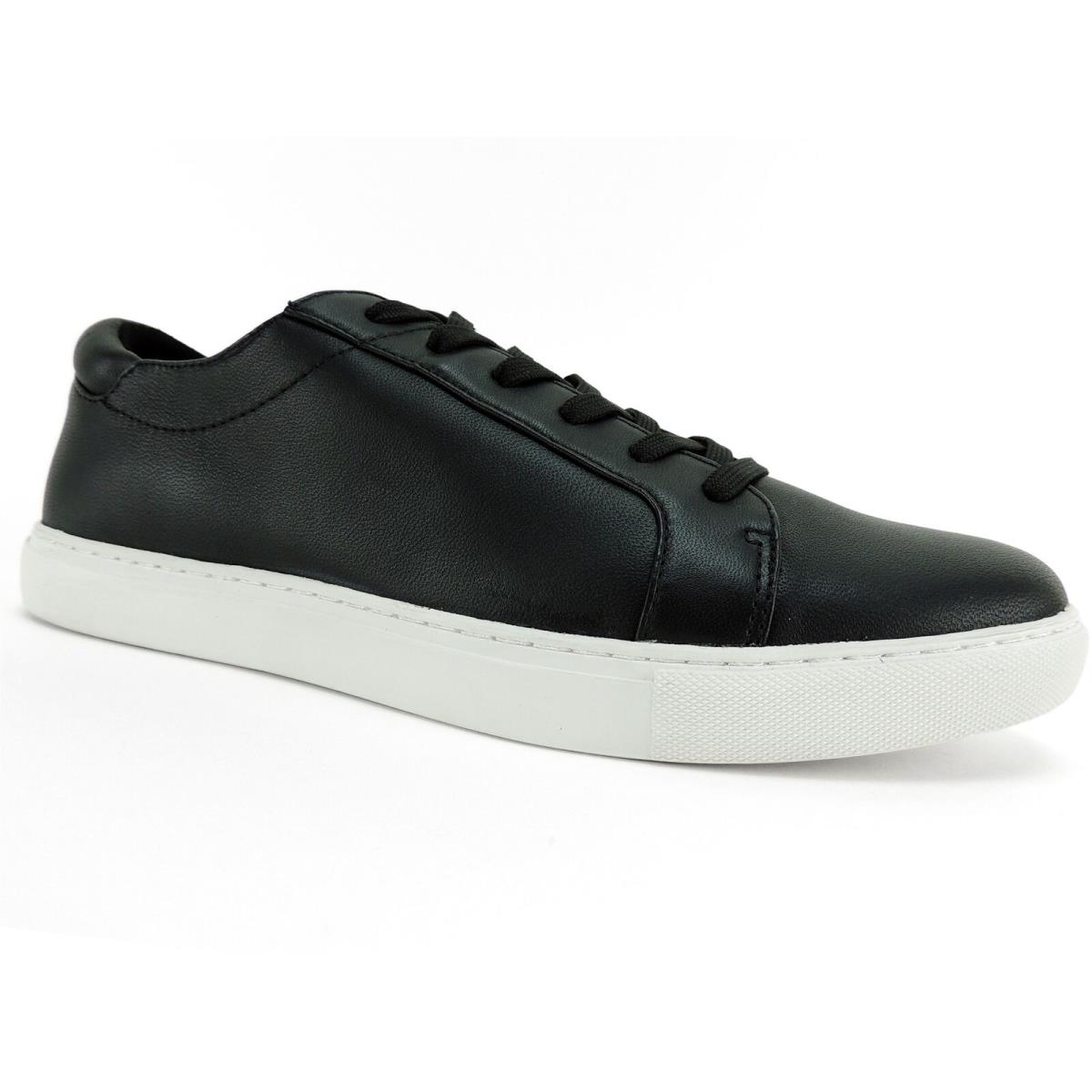 Kenneth Cole York Women`s Kam Leather Sneakers Black Size 10 M