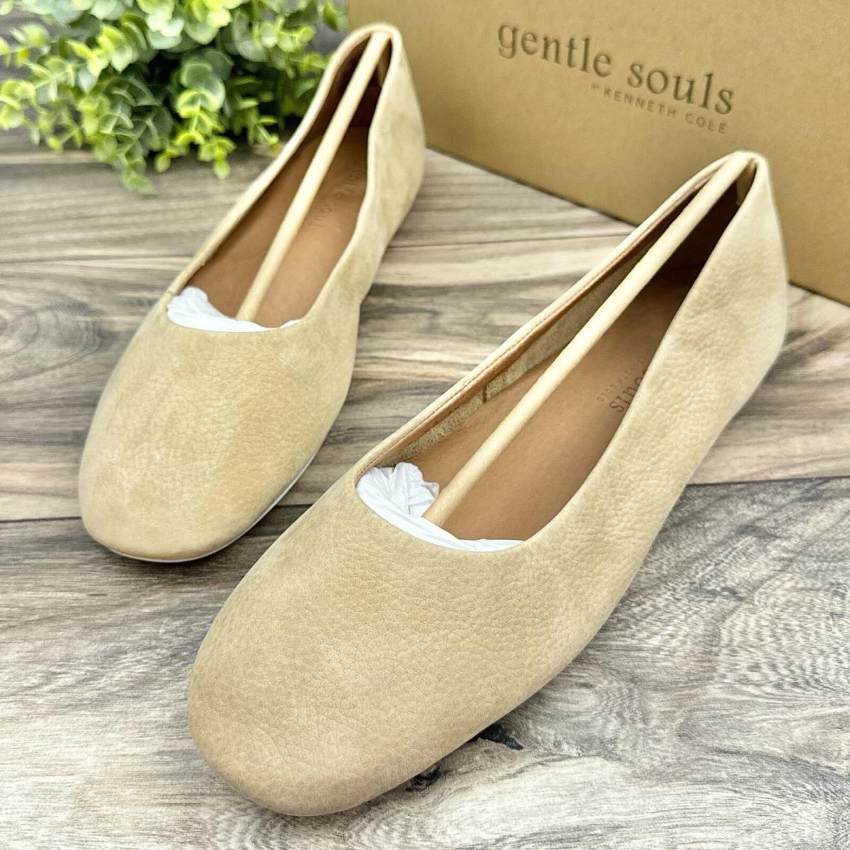 Gentle Souls Kenneth Cole 9M Eugene Deconstructed Travel Ballet Flats Butter