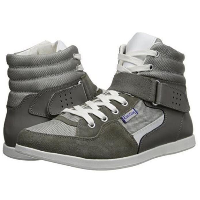 Kenneth Cole Reaction Men`s High Top Fashion Sneakers Gray Size 8.5