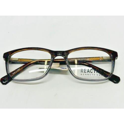 Reaction Kenneth Cole Eyeglasses Frame KC0798-1 Brown/grey Full Rim 52-17-140