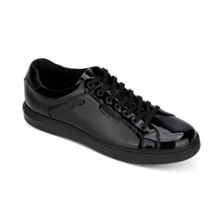 Kenneth Cole Liam Patent Leather Sneaker in Black Size: 7.5