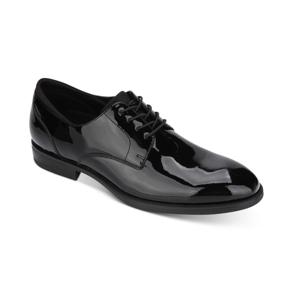 Kenneth Cole York Men`s Black Patent Leather Futurepod Oxfords Shoes