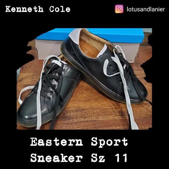 Kenneth Cole Reaction Black Men`s Eastern Sport Sneaker Sz 11