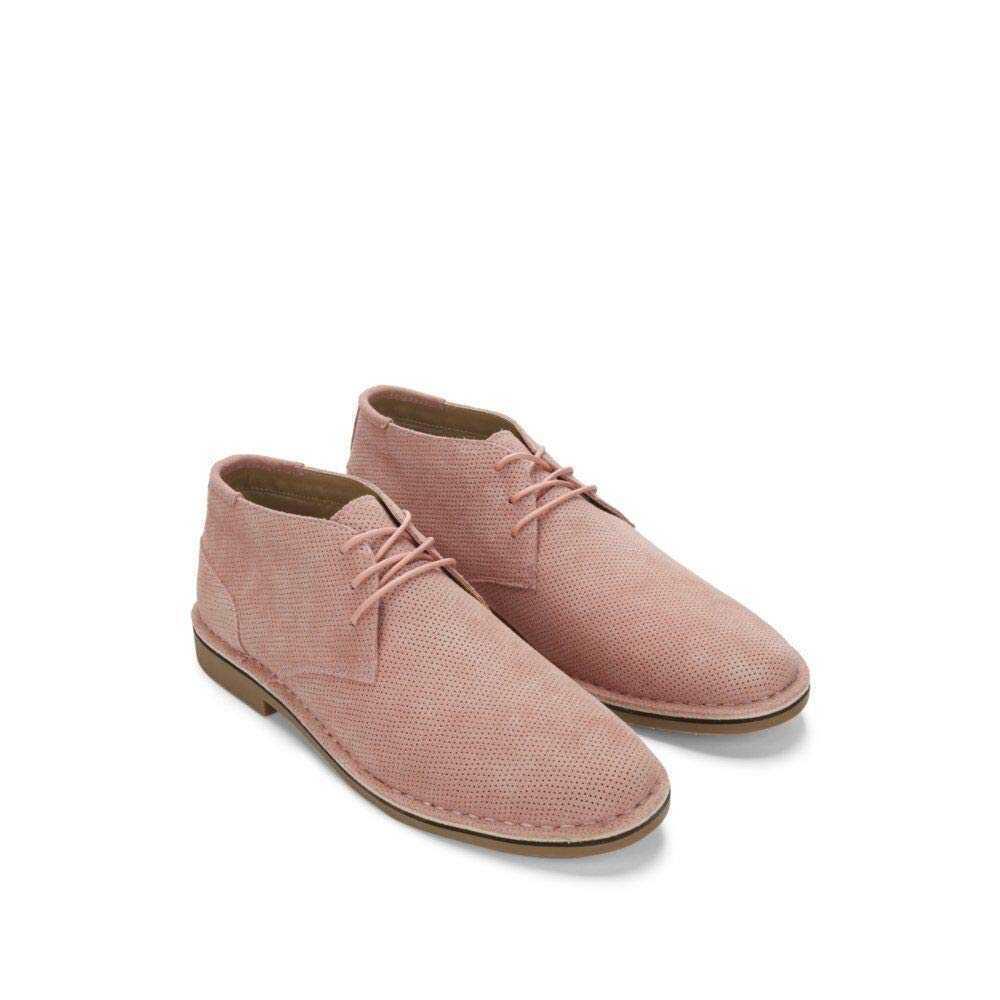 Kenneth Cole Reaction Men s Desert Sun Perforated Chukka Boots Blush 10