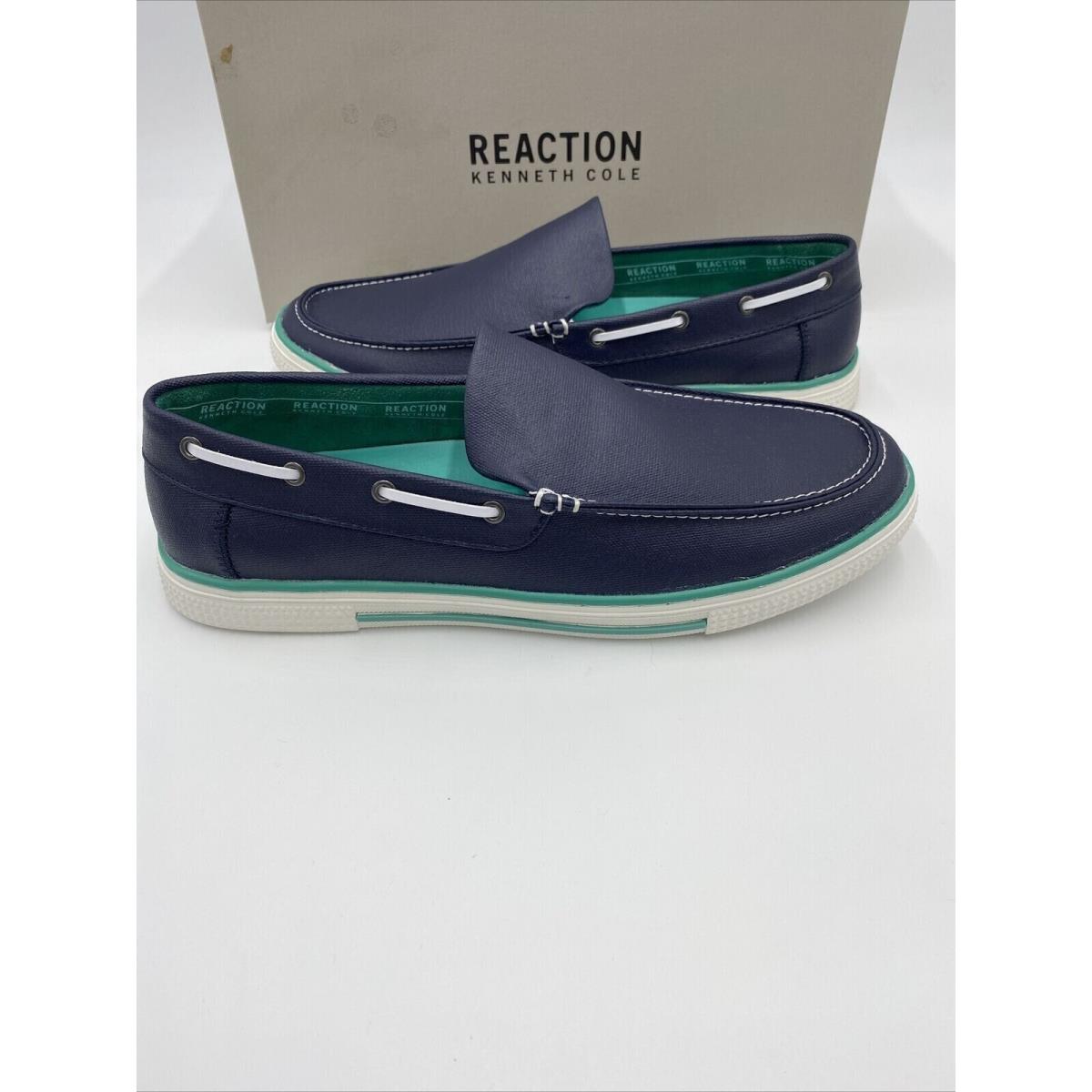 Kenneth Cole Reaction Ankir Slip ON Navy/turq Color Size 9.5 M