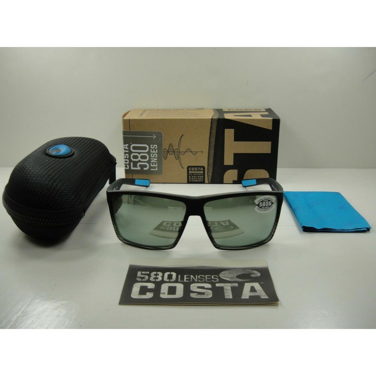 Costa Del Mar Rincon Polarized RIN179 Osgglp Sunglasses Crystal/silver Glass 580