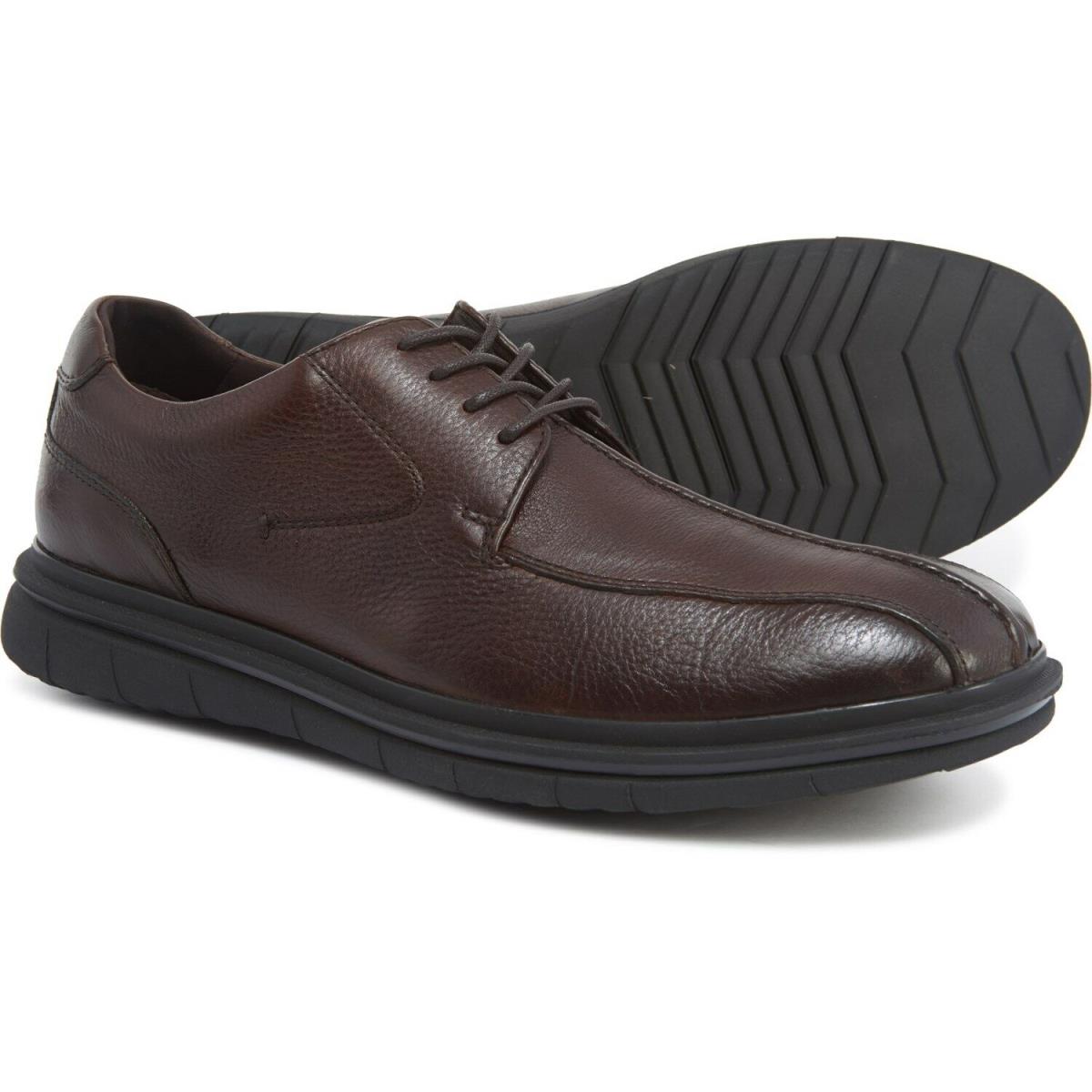 Kenneth Cole Men`s Sz 10 Corey Flex Oxford Leather Comfort Shoes - Brown