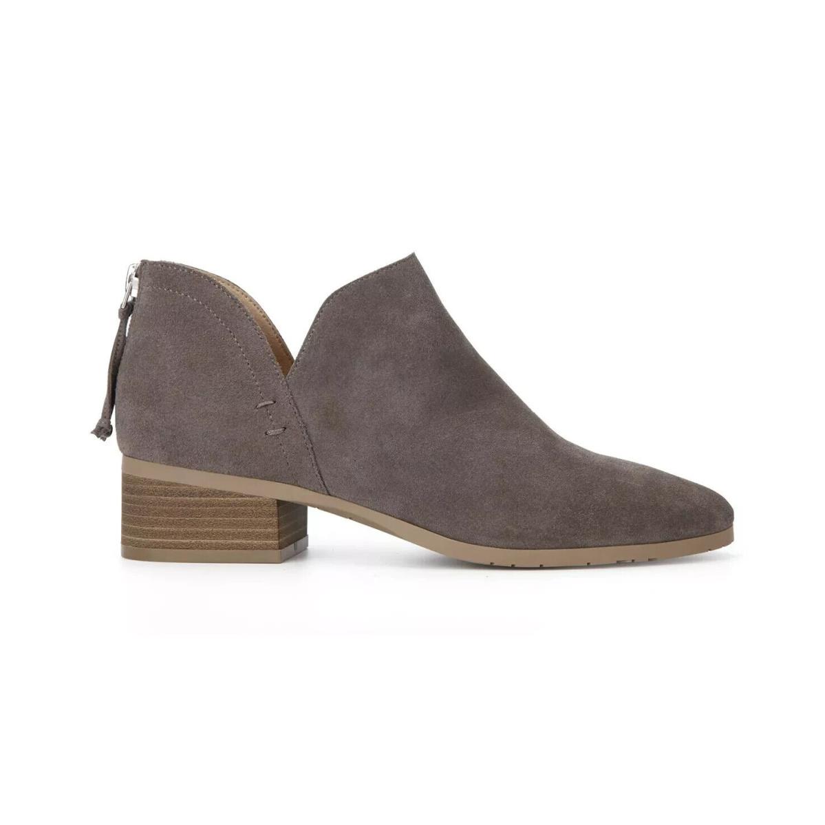 Kenneth Cole Reaction Side Skip Concrete Suede Bootie Shoe Women`s Sz 8.5 M
