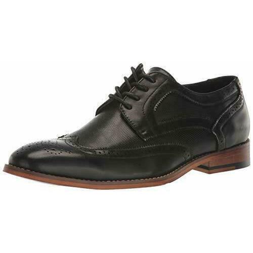 Kenneth Cole Reaction Black Wingtip Shoes