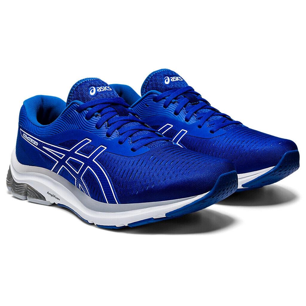 Asics Gel-pulse 12 1011A844-400 Sneakers Men`s US 9.5 Blue Running Shoes EEE732