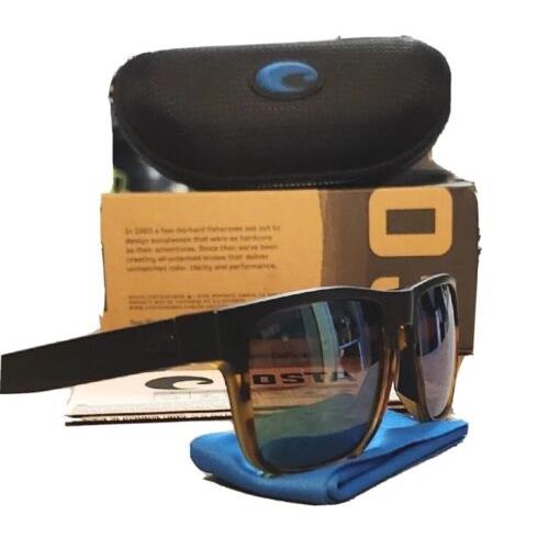 Costa Del Mar Spearo Polarized Sunglasses Black Out/tortoise Green Glass 580G