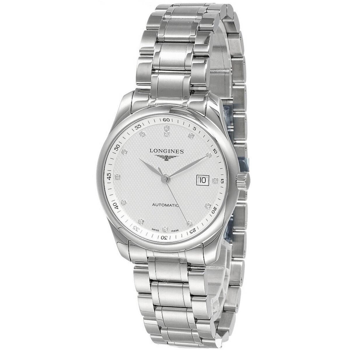 Longines Master Collection 40MM Auto SS Men`s Watch L2.793.4.77.6 - Dial: Silver, Band: Silver, Bezel: Fixed, Silver