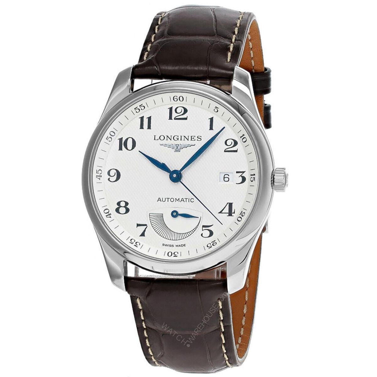 Longines Master Collection Auto 40MM Leather Men`s Watch L2.908.4.78.3