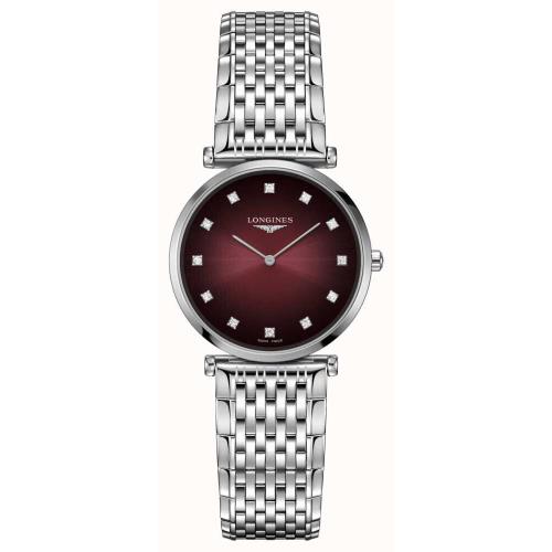 Longines La Grande Classique Diamond Dial Steel Women`s Watch L45124916