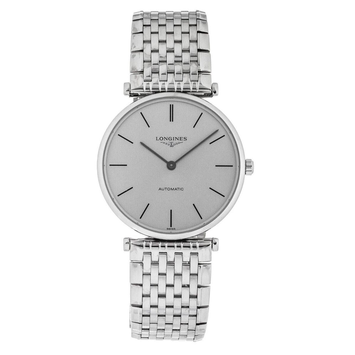 Longines La Grande Classique 36mm Auto Silve SS Unisex Watch L4.908.4.72.6