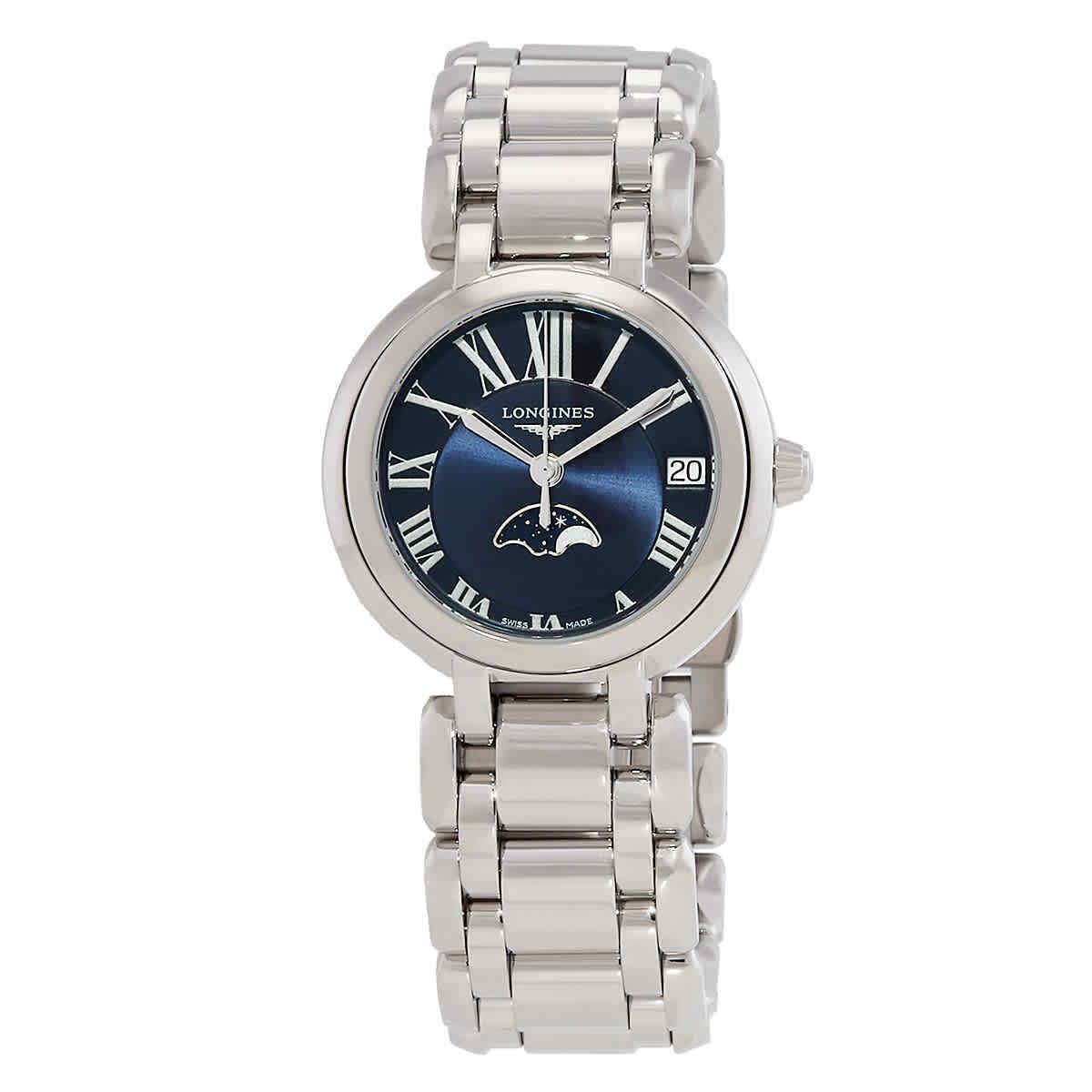 Longines Primaluna Quartz Blue Dial Ladies Watch L8.115.4.91.6