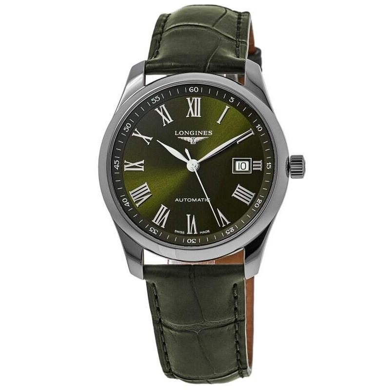 Longines Master Collection Automatic 40mm Green Men`s Watch L2.793.4.09.2