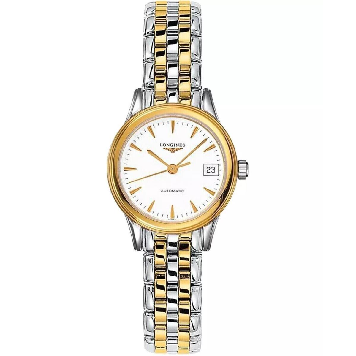 Longines Ladies Flagship Automatic Two Tone Watch L42743227