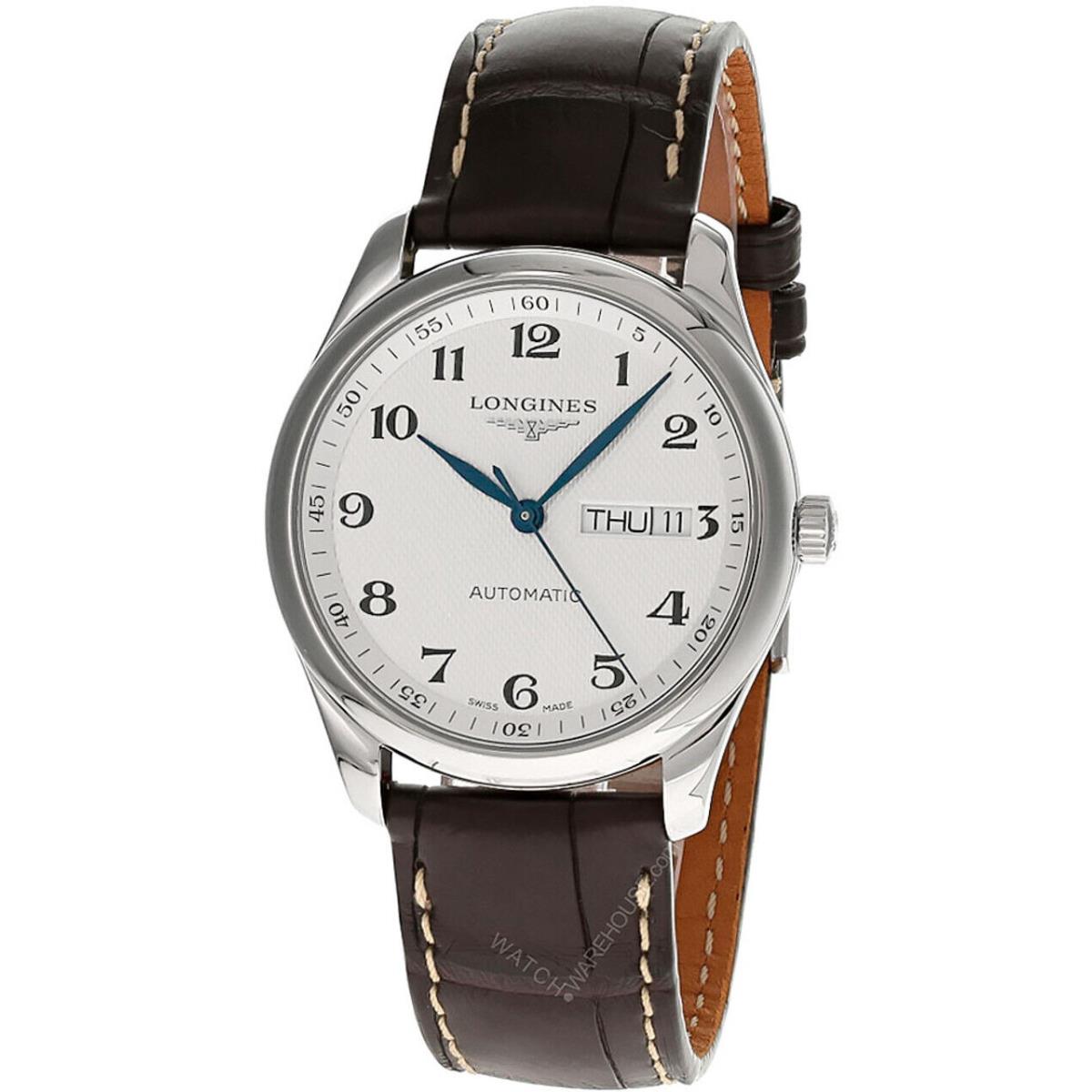 Longines Master Collection Auto 38.5MM Leather Men`s Watch L2.755.4.78.3