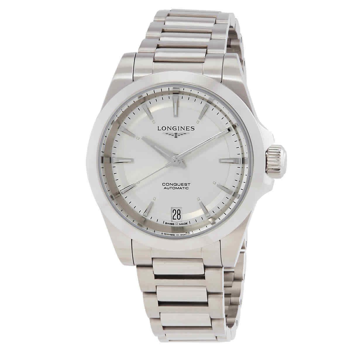 Longines Conquest Automatic Silver Dial Unisex Watch L3.430.4.72.6