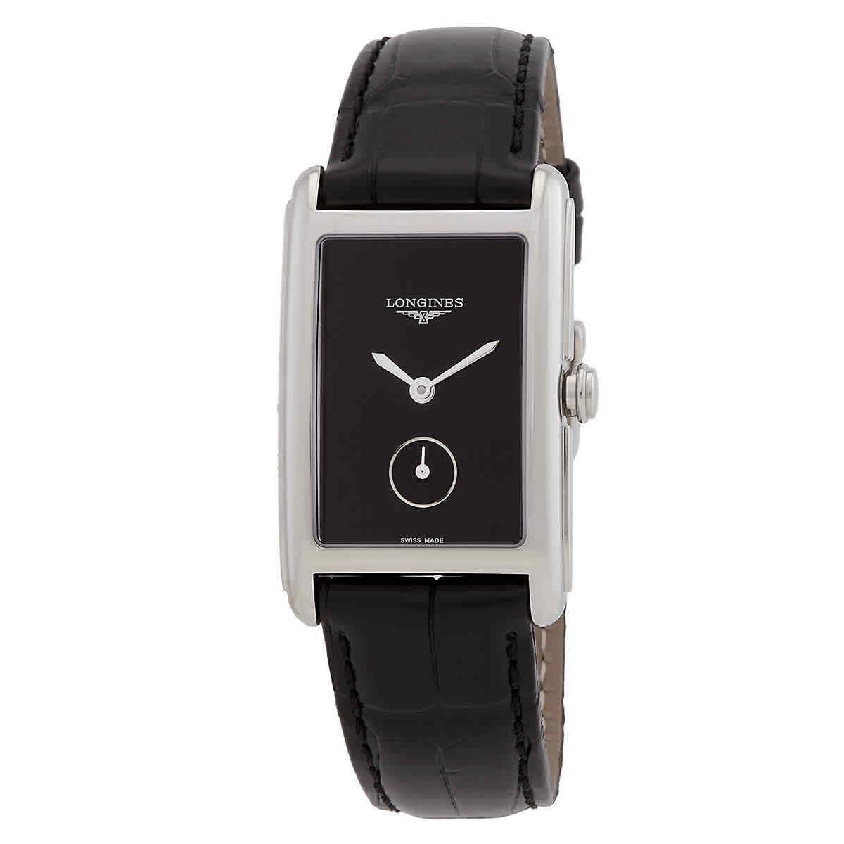 Longines Dolce Vita Quartz Black Dial Ladies Watch L5.512.4.50.2