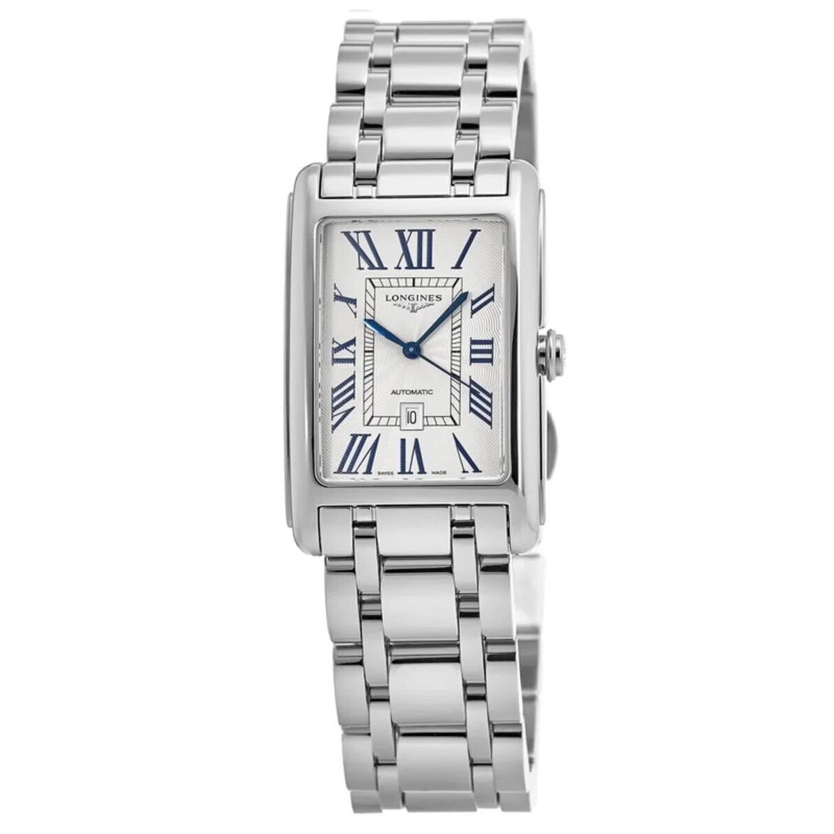 Longines Dolcevita Automatic Silver Dial Unisex Watch L5.757.4.71.6 - Face: Silver, Dial: Silver, Band: Silver