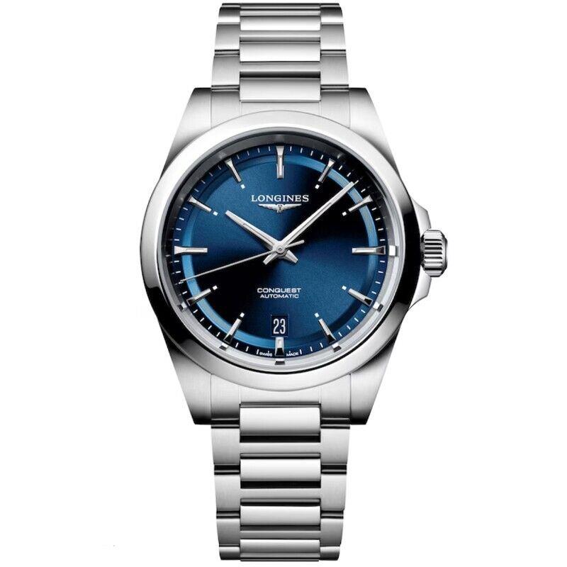 Longines Conquest 2024 38MM Blue Dial SS Men`s Watch L3.720.4.92.6