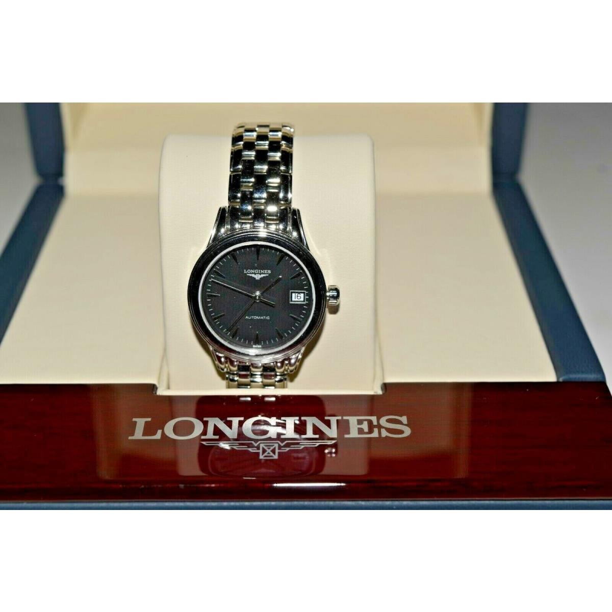 Longines Conquest Classic Men`s Automatic SS Black Dial L27854566 Watch