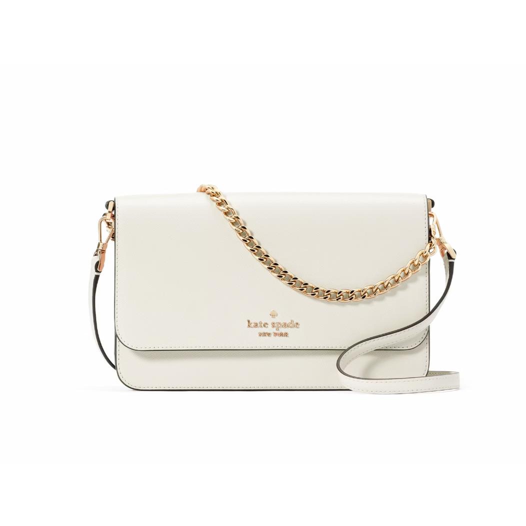 New Kate Spade Madison Medium Flap Convertible Crossbody Meringe