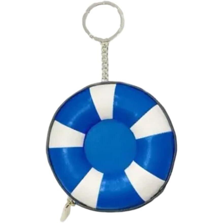 Kate Spade Other Splash Pool Float Key Ring Coin Case K7159 Blue White Multi