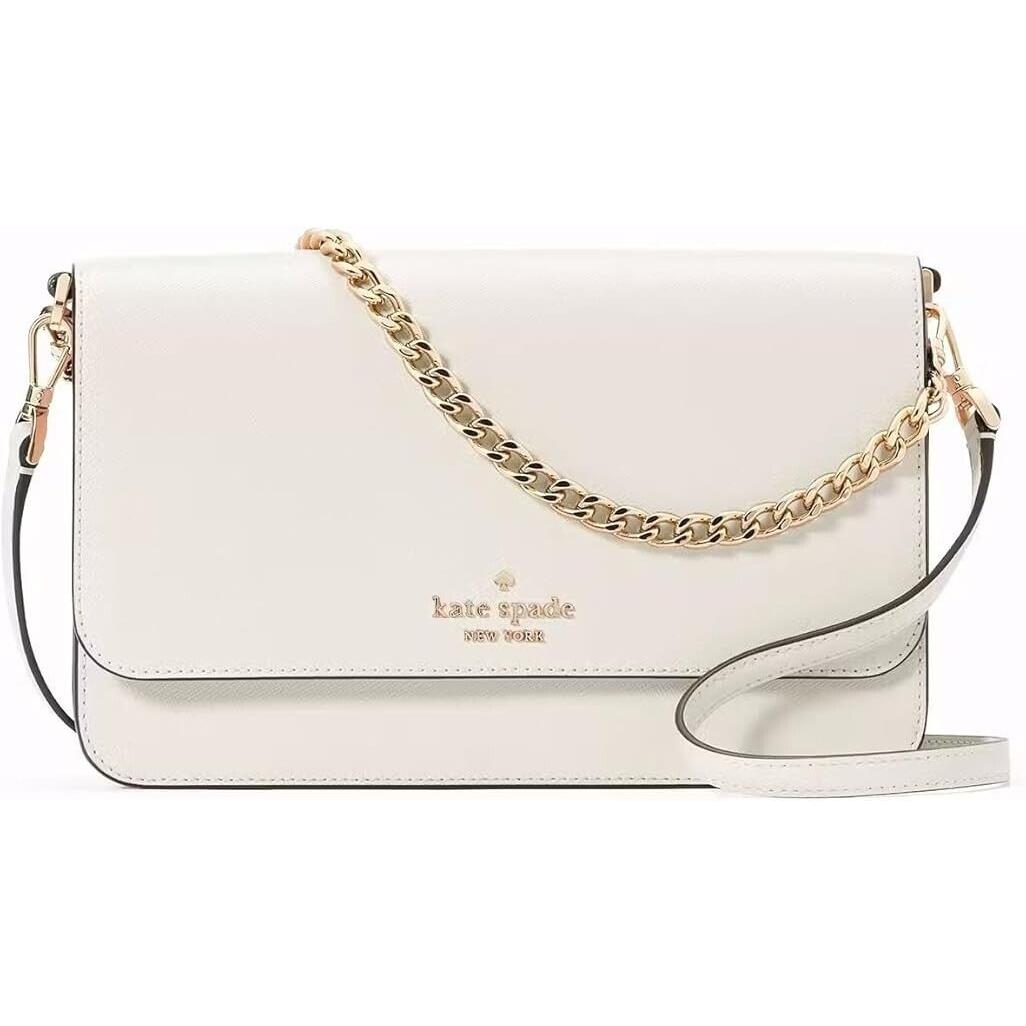 Kate Spade Madison Flap Crossbody Bag Meringue Chain Purse KC430