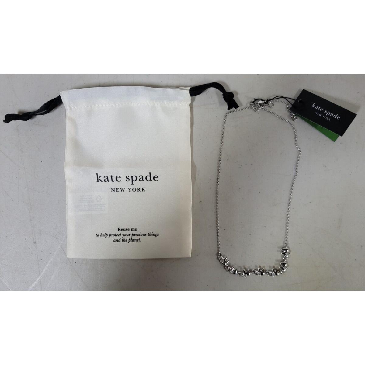 Kate Spade New York Precious Elephants Chain Necklace Silver 020 KI013