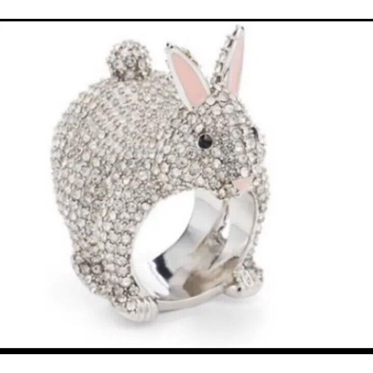 Kate Spade Make Magic Bunny Statement Ring Size 6