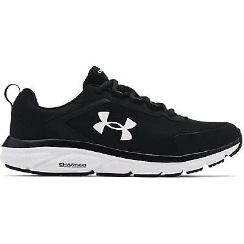 Under Armour Men`s UA Charged Assert 9 Running Shoes Black/white/white - 302459